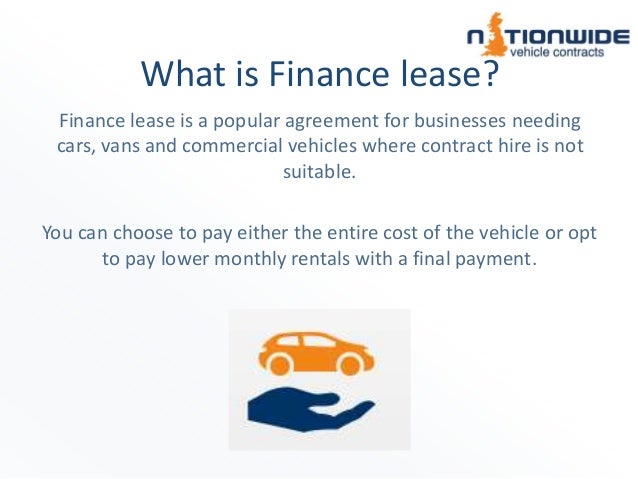 finance lease vans