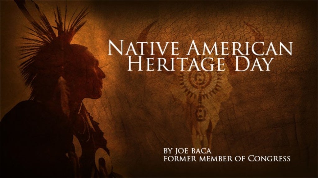 Native American Heritage Day by Joe Baca