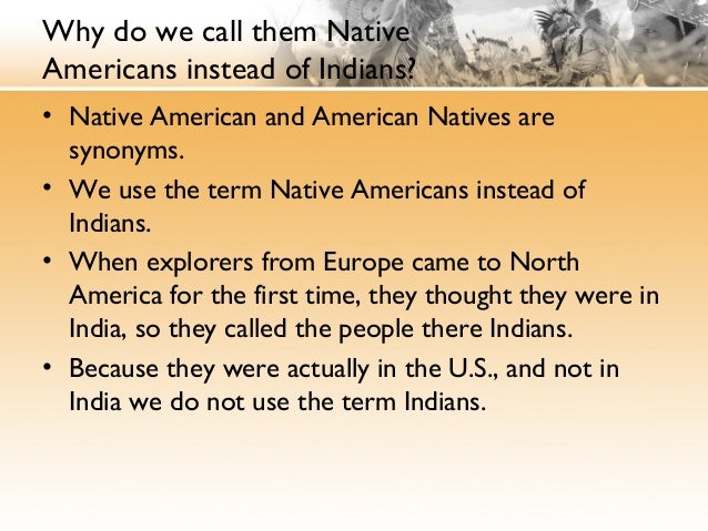 native americans powerpoint