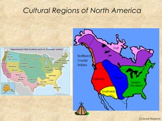 Cultural Regions of North America 
Cultural Regions 
 