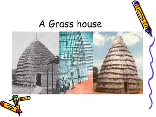 A Grass house
 
