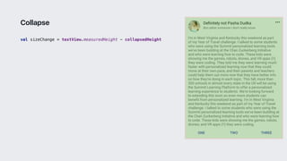 val sizeChange = textView.measuredHeight - collapsedHeight
Collapse
 