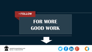 FOR MORE
GOOD WORK
+ Follow
 