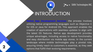 Native App Development Services | Native App Development tools | PPTX