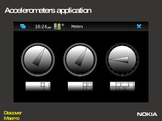 Accelerometers application 