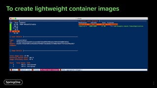 To create lightweight container images
2
2
 
