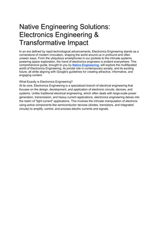 Native Engineering Solutions_ Electronics Engineering & Transformative ...