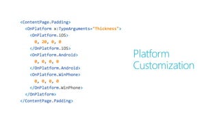 Platform
Customization
 