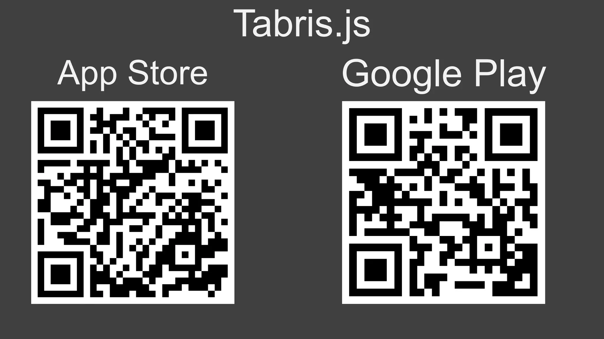 App Store Google Play
Tabris.js
 