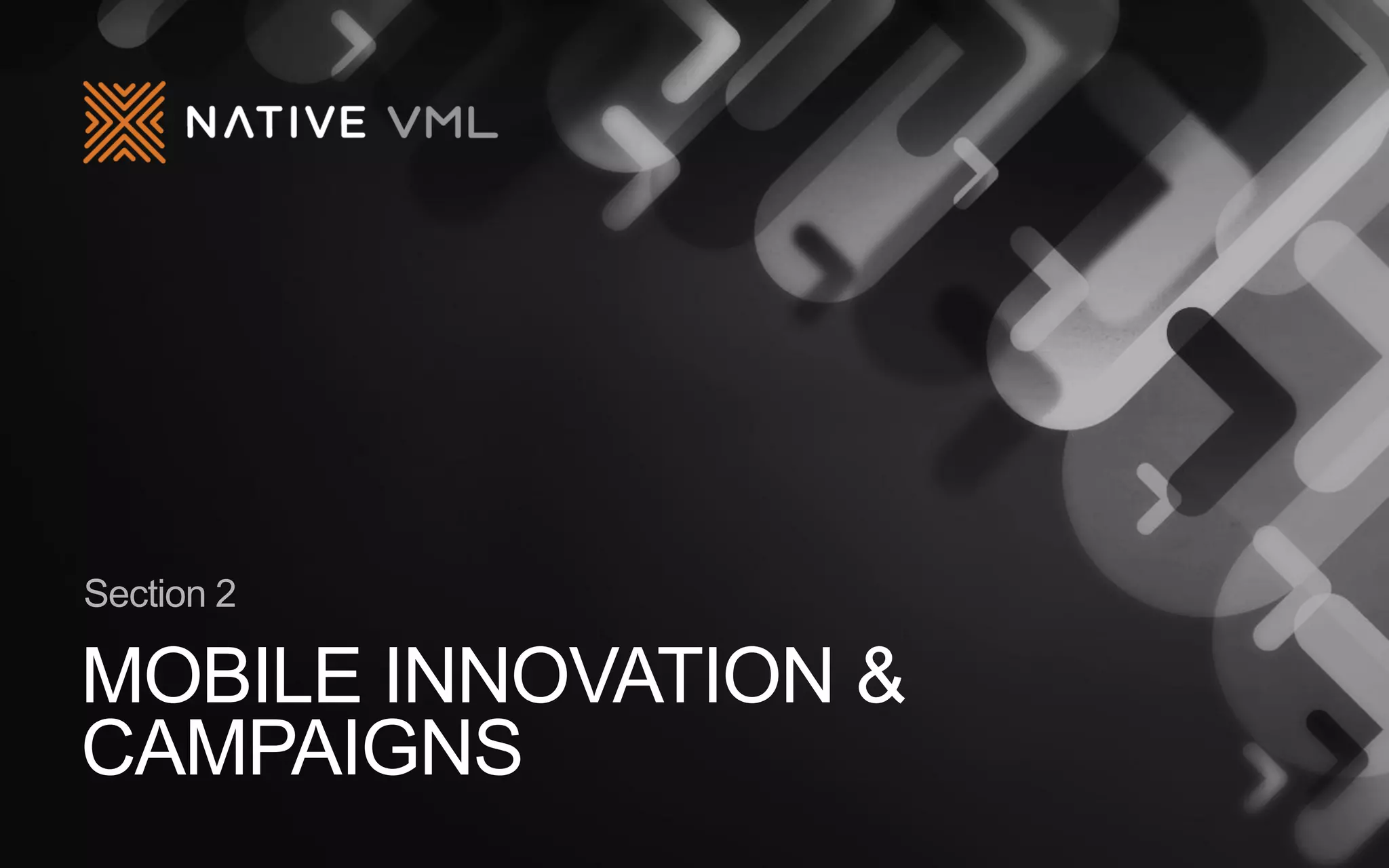Section 2

MOBILE INNOVATION &
CAMPAIGNS

 