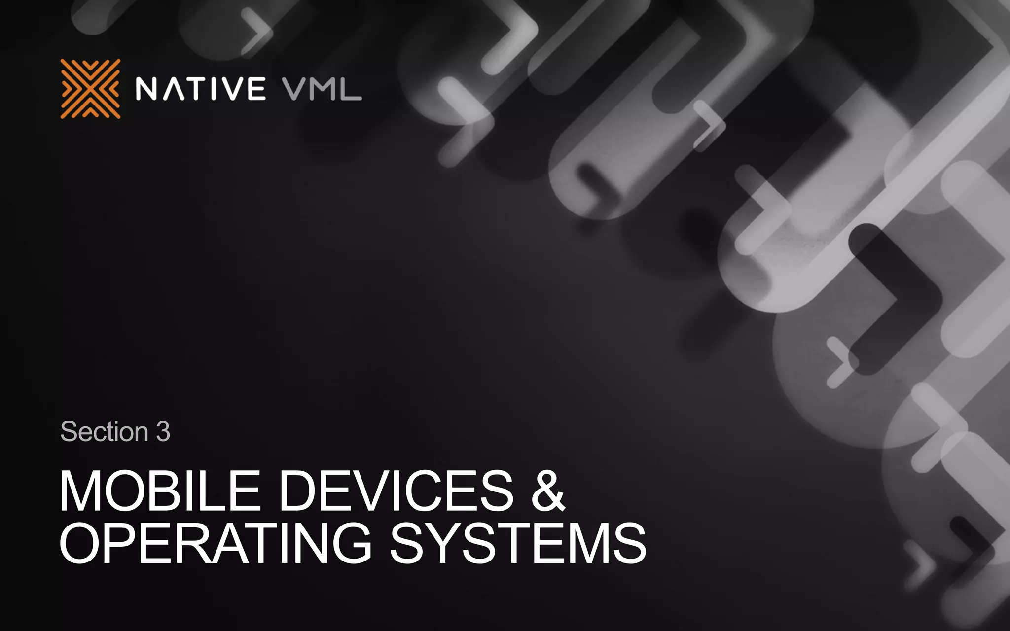 Section 3

MOBILE DEVICES &
OPERATING SYSTEMS

 