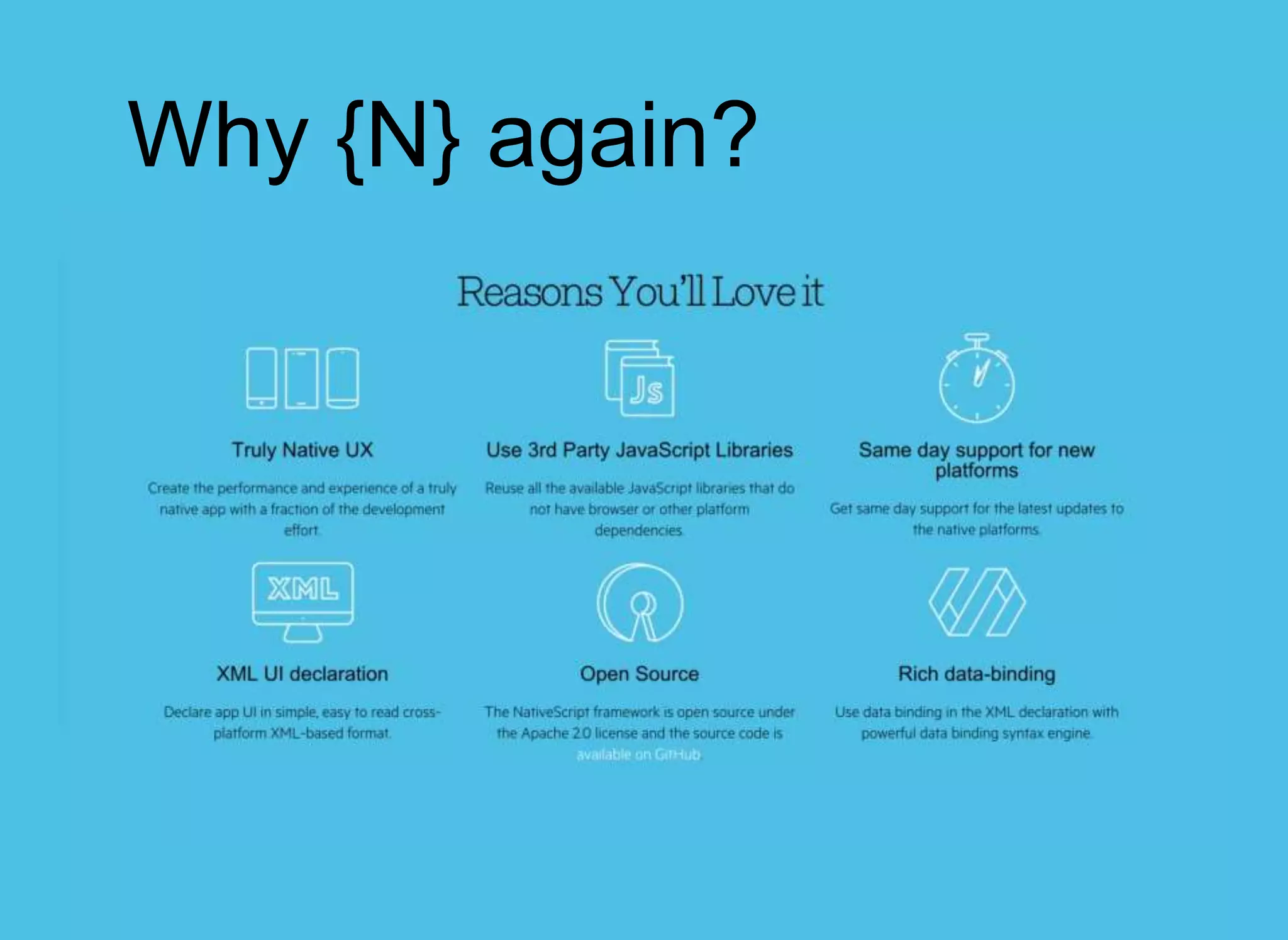 Why {N} again?
 