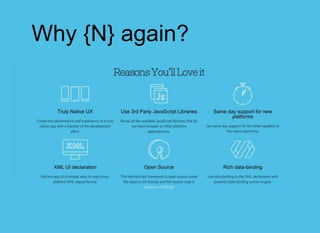 Why {N} again?
 