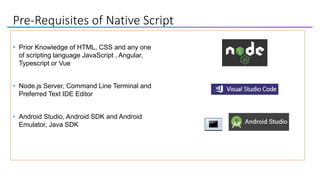 Native script overview | PPTX | Web Design and HTML | Internet