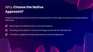 Native vs. Cross-platform App Development: Which Approach to Choose? | PDF