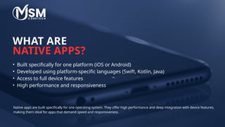 Native vs Hybrid Mobile Applications: Choosing the Right Approach for ...
