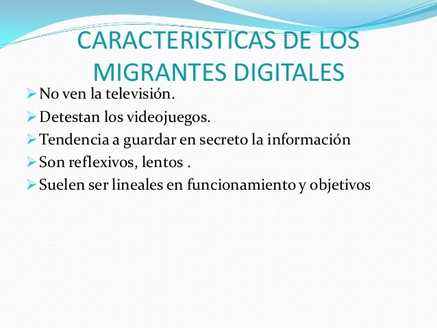 Nativos digitales definicion
