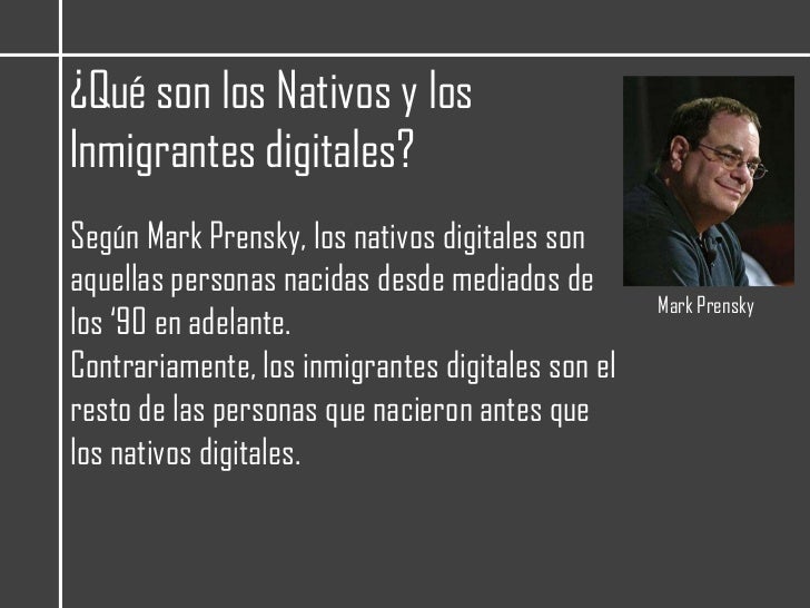 Nativos e inmigrantes digitales