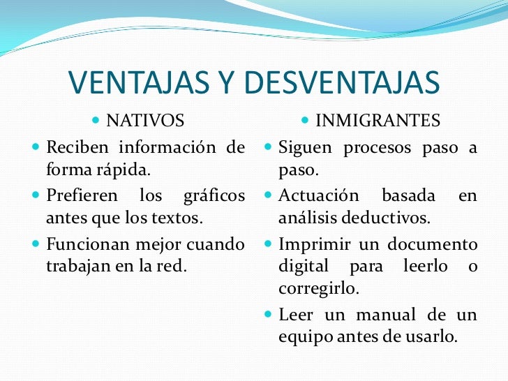 Nativos e inmigrantes digitales