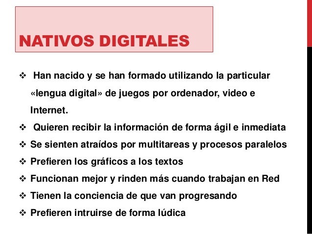Nativos e inmigrantes vs visitantes y residentes digitales
