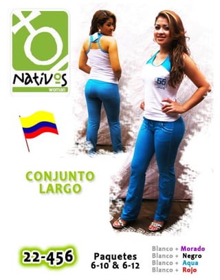 Linea de Trajes Colombianos Marca Nativos Active