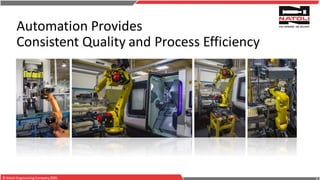 Automation Provides
Consistent Quality and Process Efficiency
© Natoli EngineeringCompany2020.
 