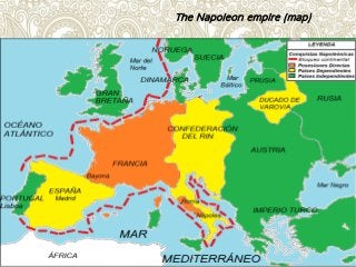 The Napoleon empire (map)
 