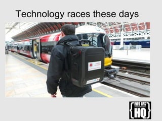 Technology races these days
 