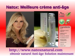 Natox: Meilleure crème anti-âge




 http://www.natoxnatural.com 
  obtenir naturel Anti­âge Solution maintenant
 