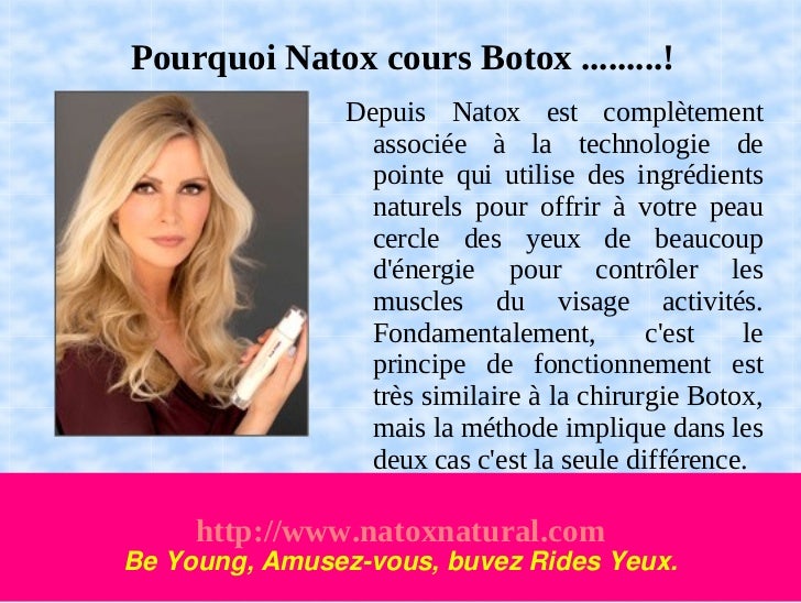 Botoks les piqûres pour les yeux
