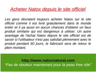 Acheter Natox depuis le site officiel
Les gens devraient toujours acheter Natox sur le site
officiel comme il est livré gr...