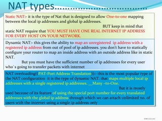 Nat Mapping Example Nat pat | PPT
