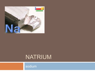 NATRIUM
sodium
 