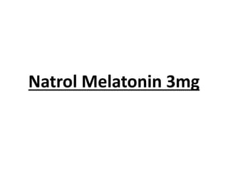 Natrol Melatonin 3mg
 