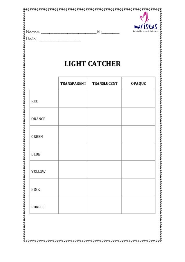 natural science worksheets 3rd term