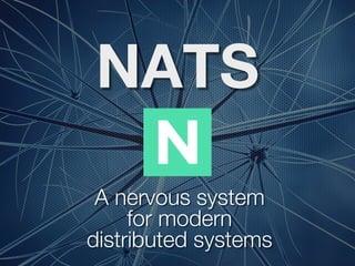 NATS
A nervous system
for modern 
distributed systems
 