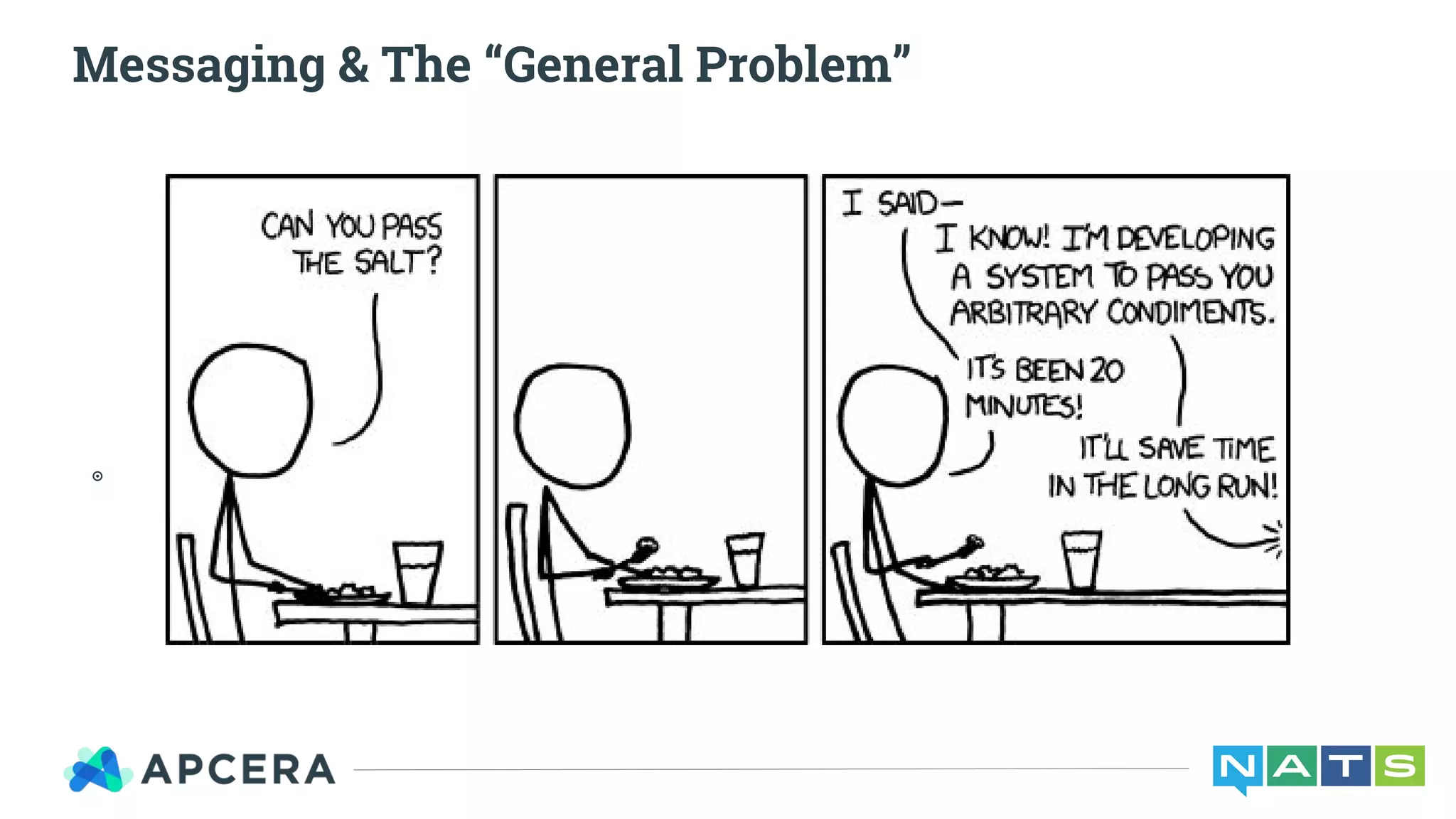 Messaging & The “General Problem”
๏
 