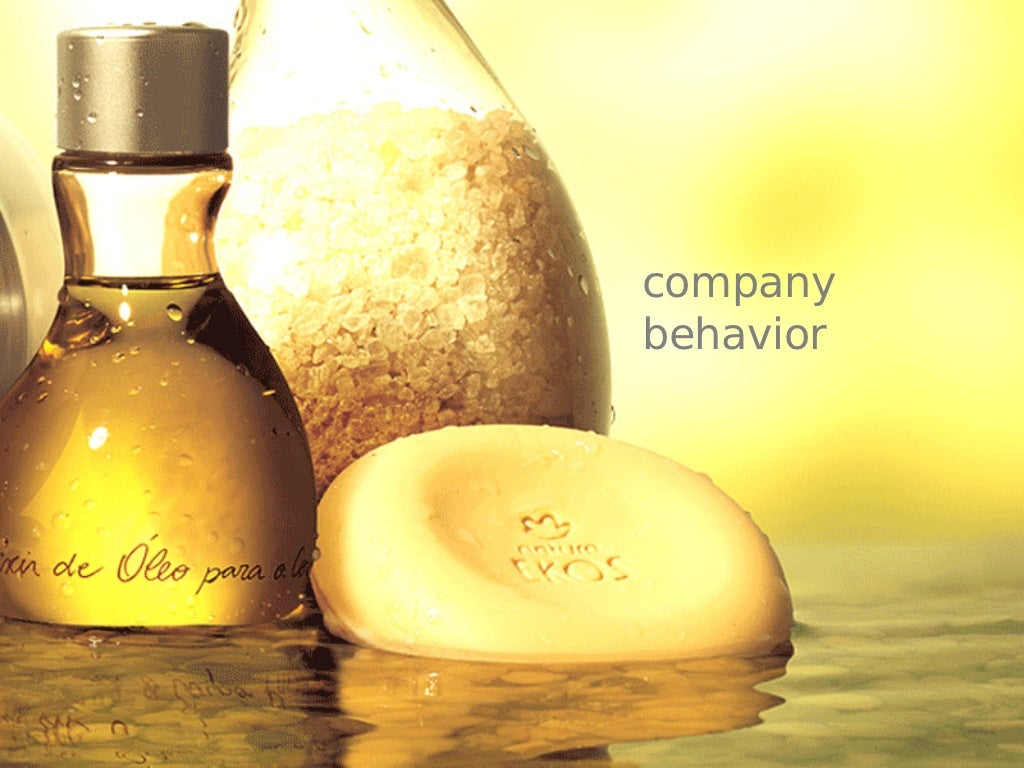 The Natura Value Chain Mapping