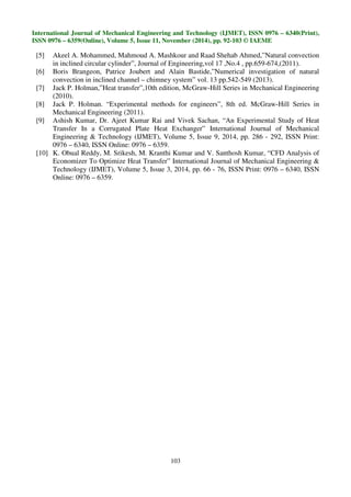 NATURAL CONVECTION HEAT TRANSFER INSIDE INCLINED OPEN CYLINDER | PDF