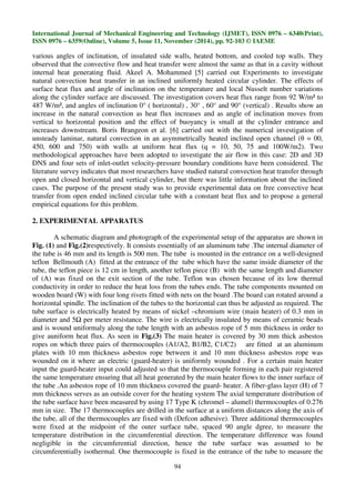 NATURAL CONVECTION HEAT TRANSFER INSIDE INCLINED OPEN CYLINDER | PDF