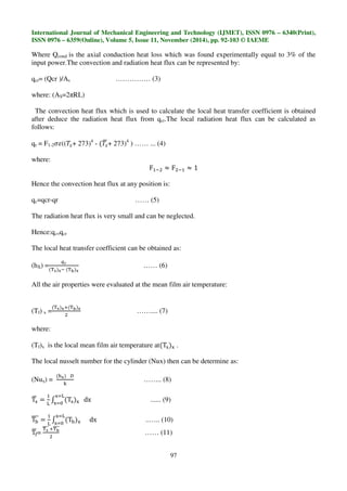 NATURAL CONVECTION HEAT TRANSFER INSIDE INCLINED OPEN CYLINDER | PDF