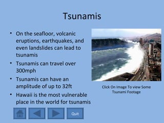Natural Disasters Interactive Powerpoint