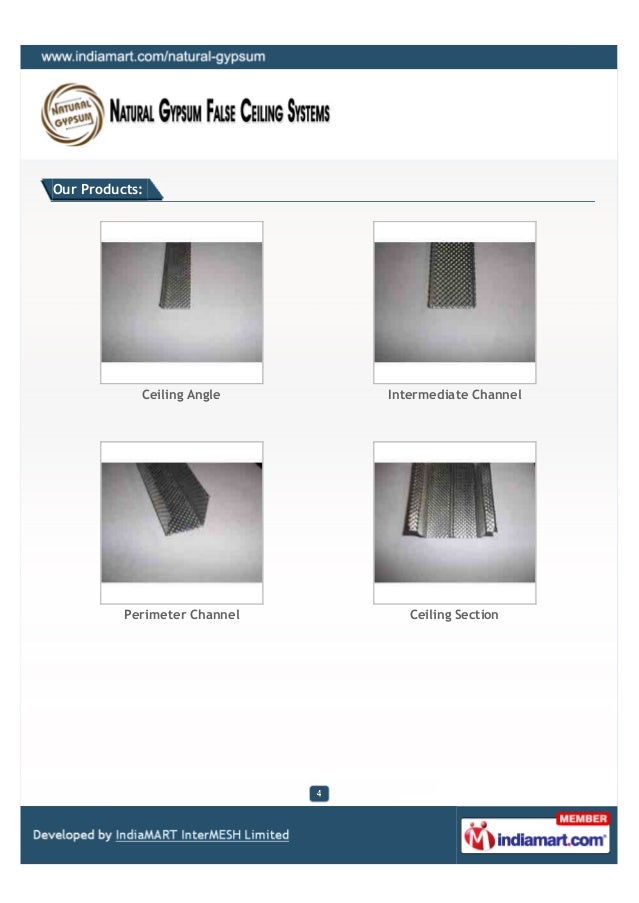 Natural Gypsum False Ceiling Systems Mumbai Construction