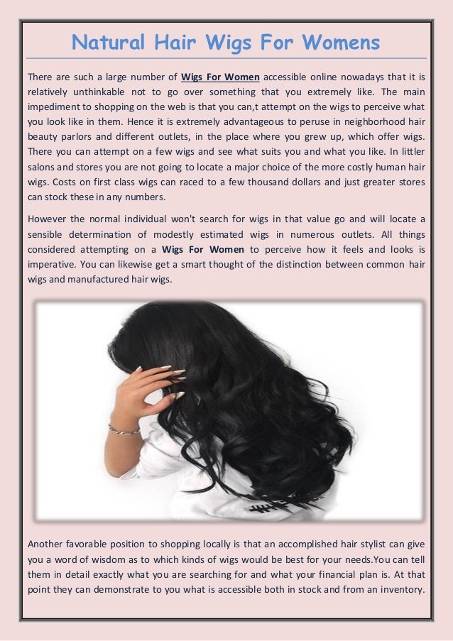 Natural Hair Wigs For Women