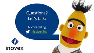 Vielen Dank
Questions?
Let‘s talk:
Nico Kreiling
nicokreiling
 