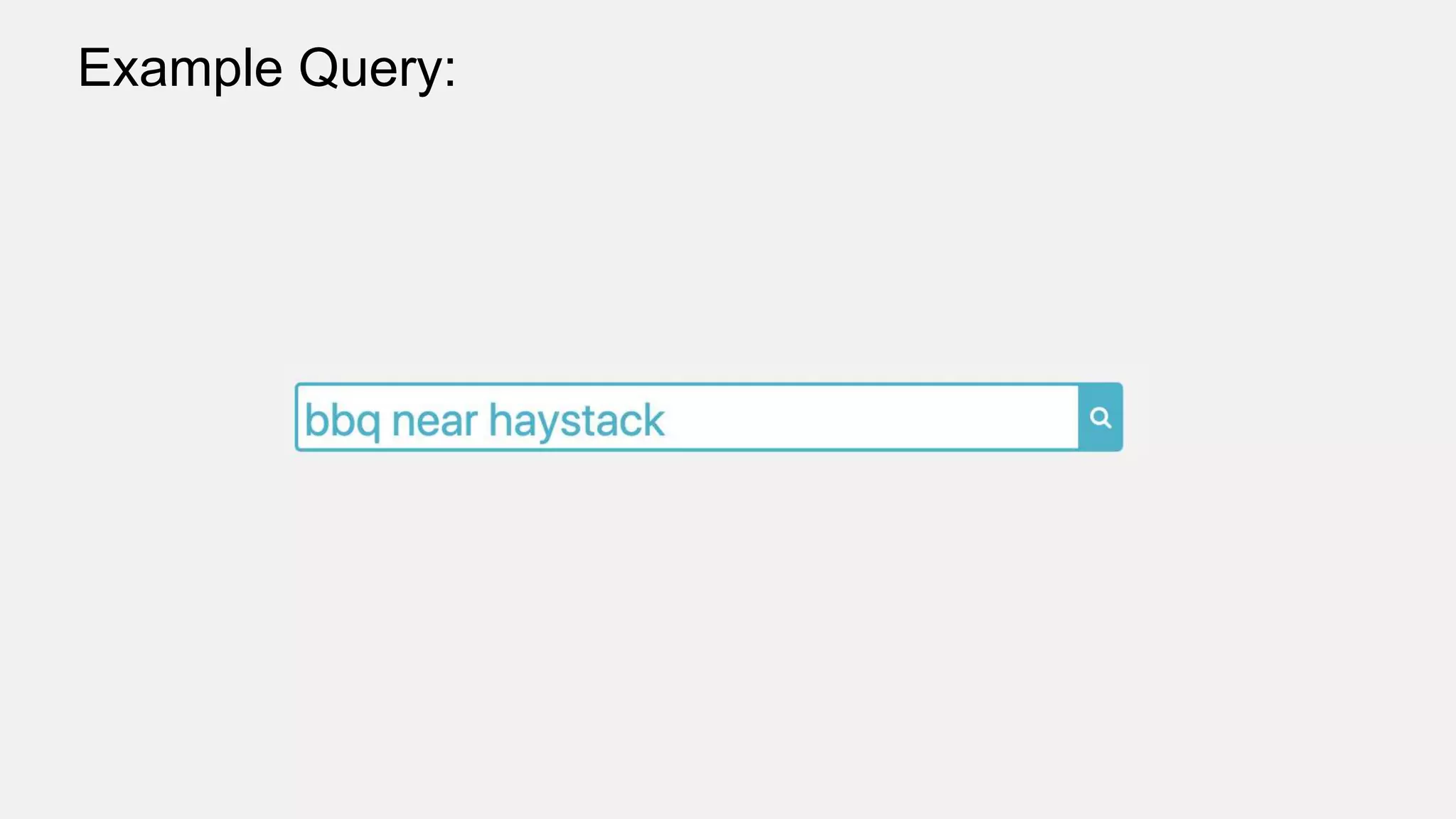 Example Query:
 