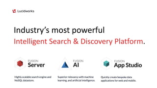 Industry’s most powerful
Intelligent Search & Discovery Platform.
 