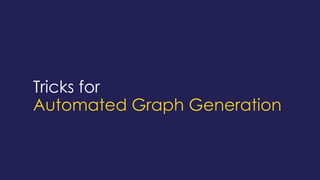 Tricks for
Automated Graph Generation
 