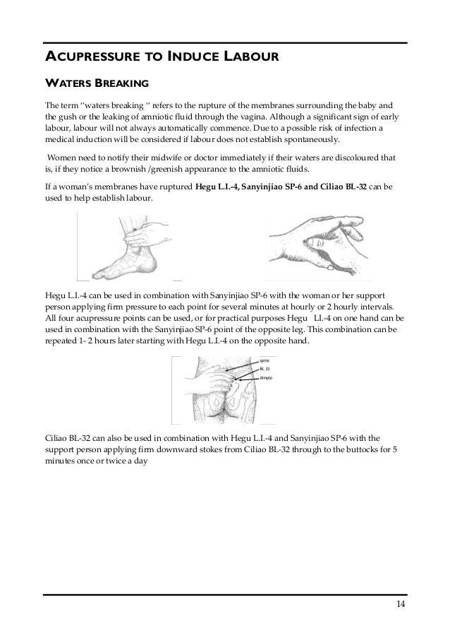 Natural pain relief techniques for childbirth using acupressure Natural pain relief techniques for childbirth using acupressure
