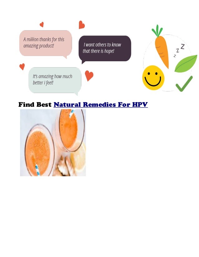 Select Natural Remedies for HPV Warts